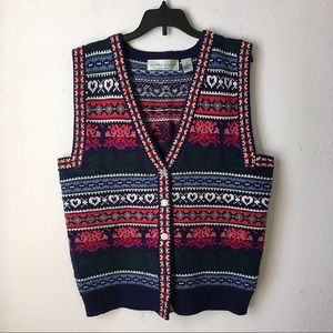 Vintage Multi Colored Vest